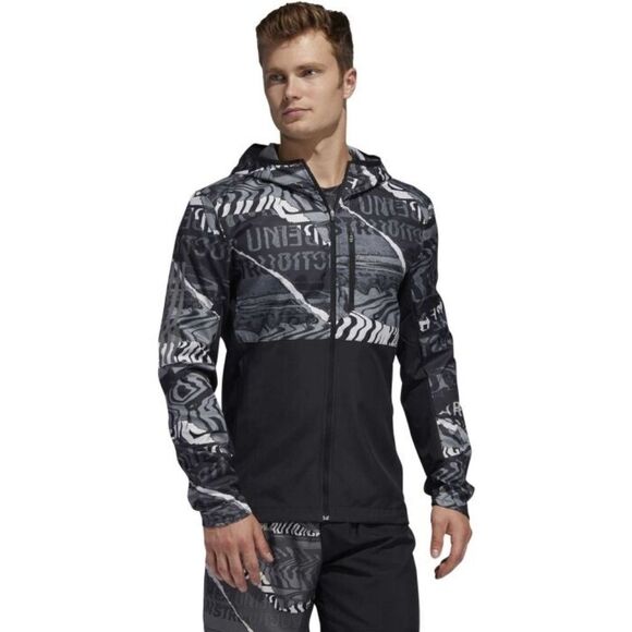 Mens Adidas the run hooded jacket size XL - Picture 11 of 13